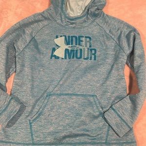 Under Armour Girls Hoodie Teal Color Size XL